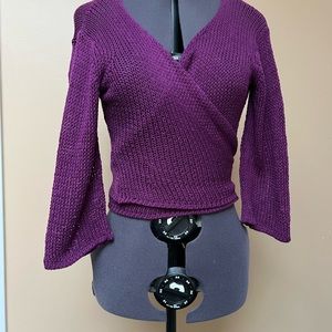 Wooden Ships hand knit cotton yoga/dance top